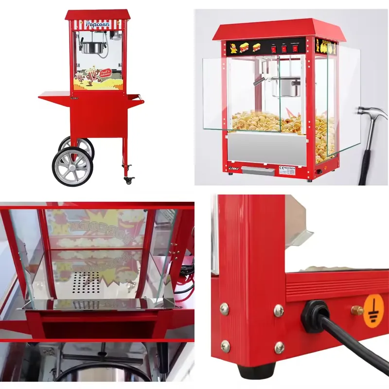 Popcorn - Mesin Pembuat Popcorn Udara Panas Komersial