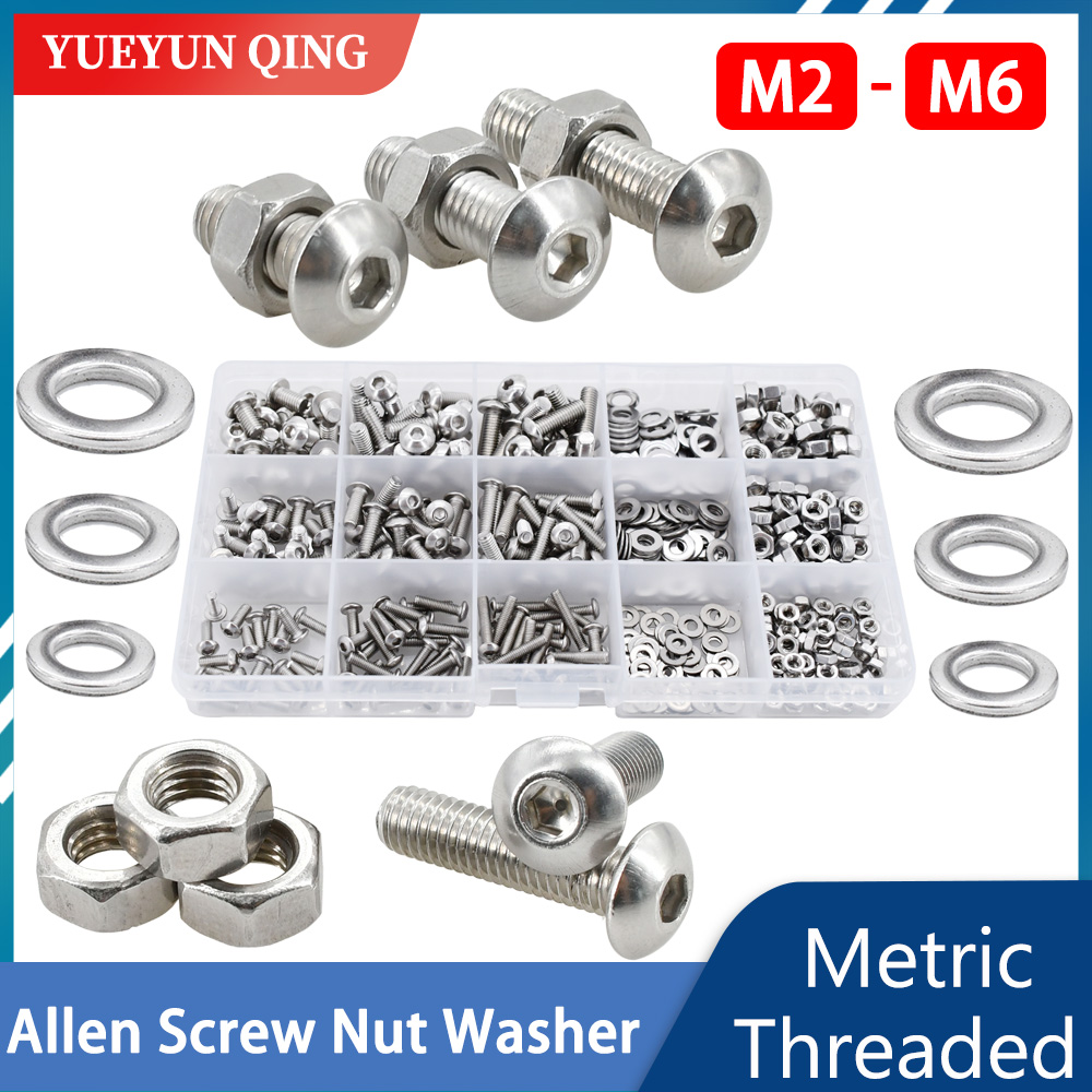 Nuts Mix - 304 baja tahan karat baut Allen
