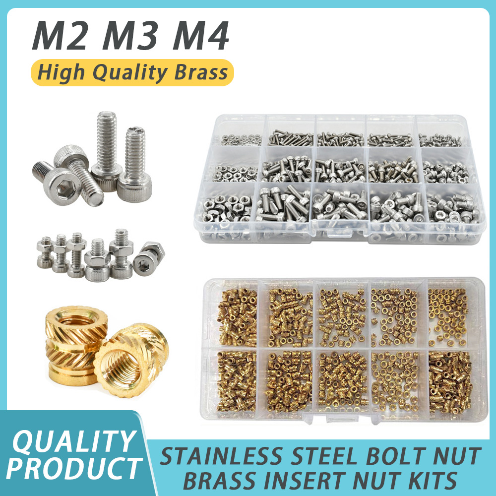 Nuts Mix - Kit Mur Sisipan Hot Melt Kuningan