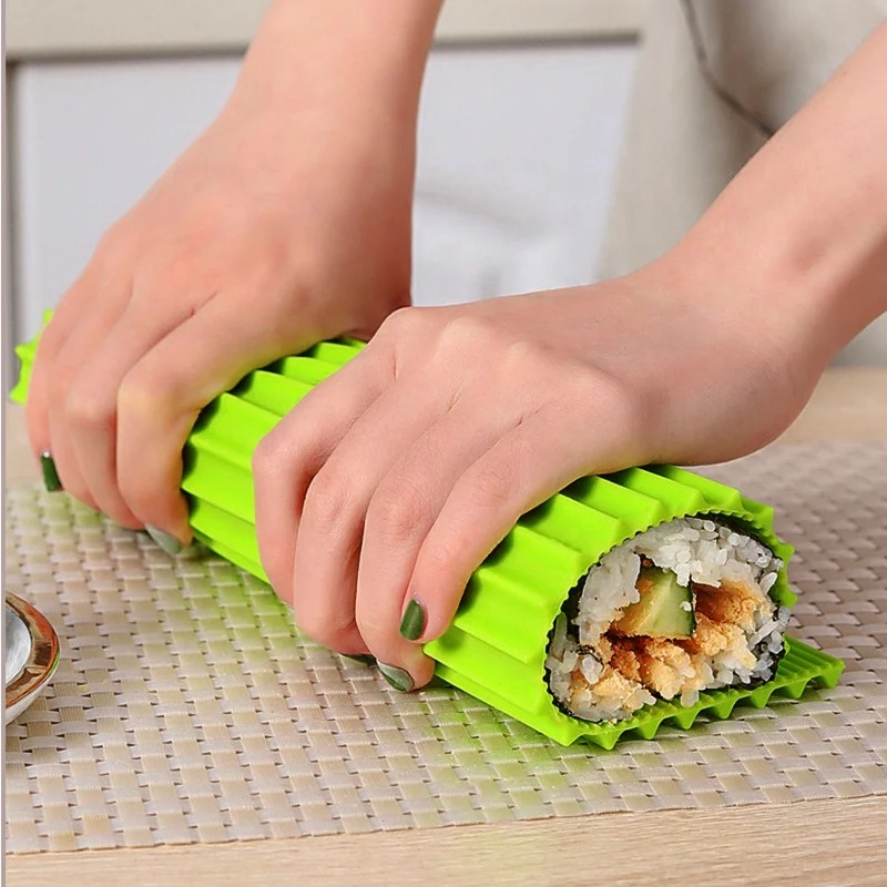 Silikon gulungan tangan Sushi  - Seaweed Snack ulasan dan harga