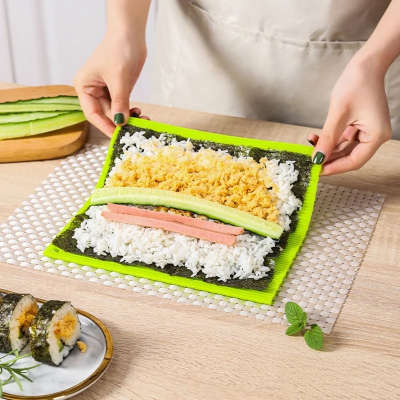 Silikon gulungan tangan Sushi  - Seaweed Snack ulasan dan harga