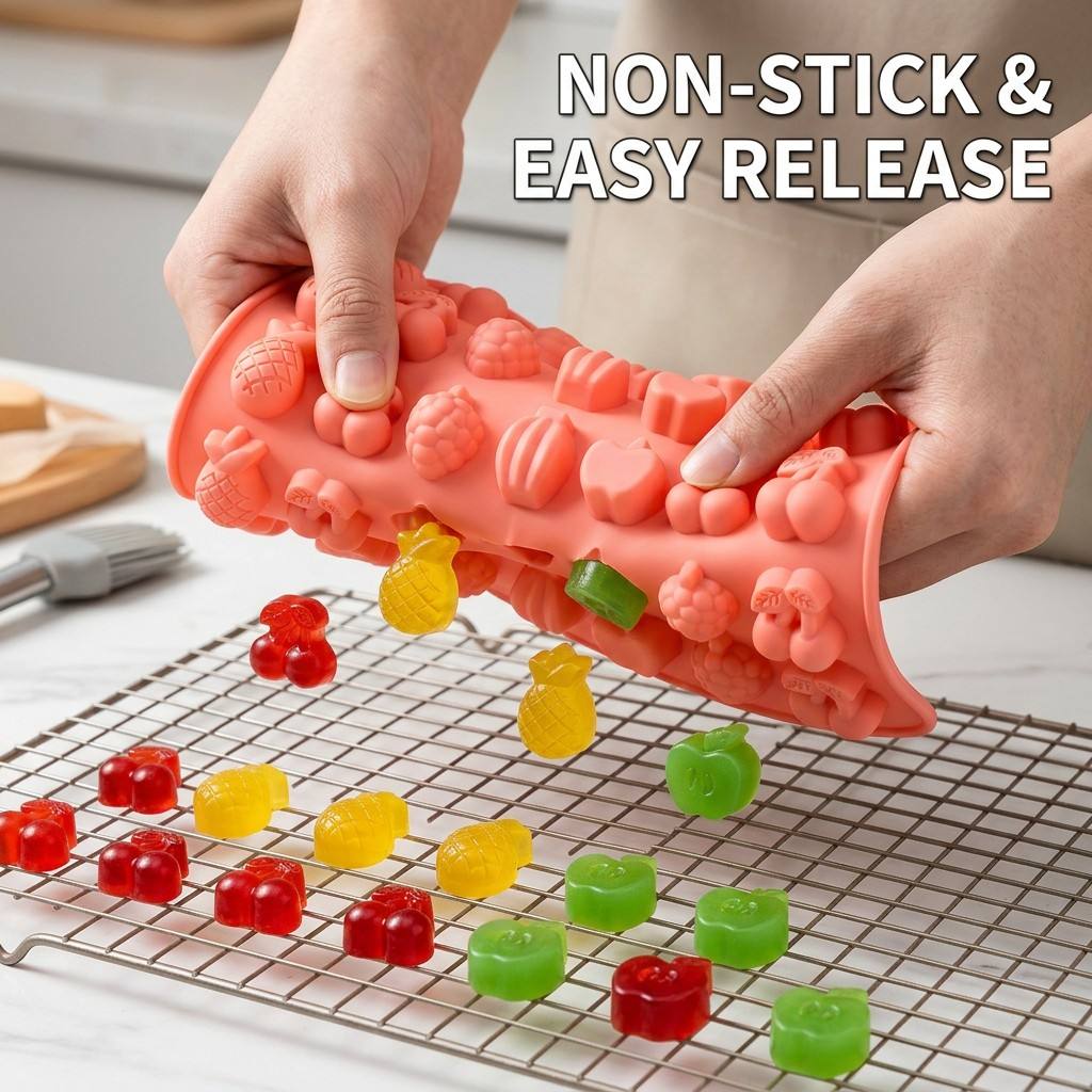 Cetakan Buah Gummy, Cetakan Si - Gummy Candy ulasan dan harga