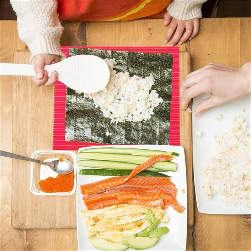 3Pcs Set Alat Pembuat Sushi da - Seaweed Snack ulasan dan harga