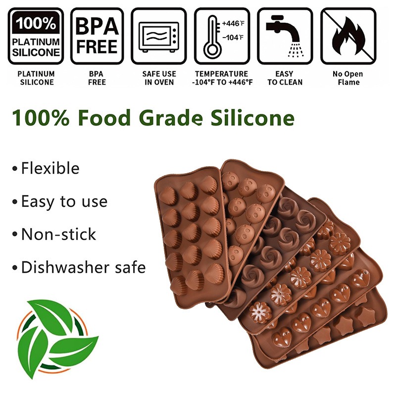 5-8 Buah/Set Cetakan Cokelat S - Gummy Candy ulasan dan harga
