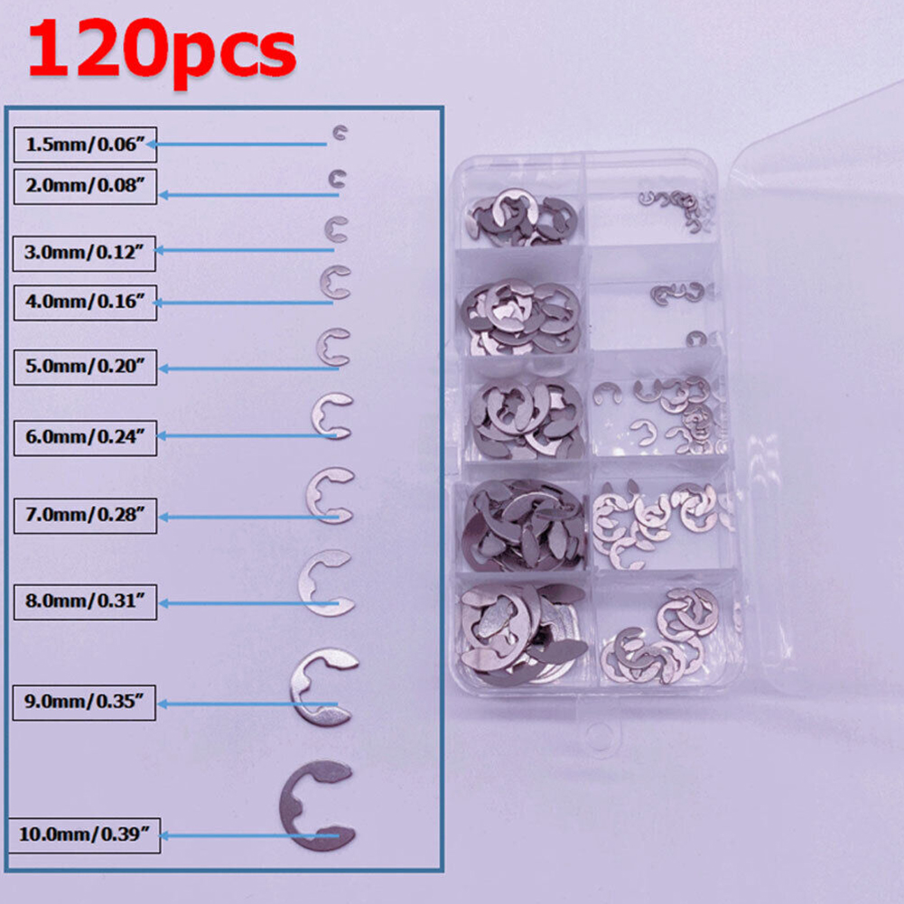 120 Buah E-klip C Klip Kit Baj - Nuts Mix ulasan dan harga