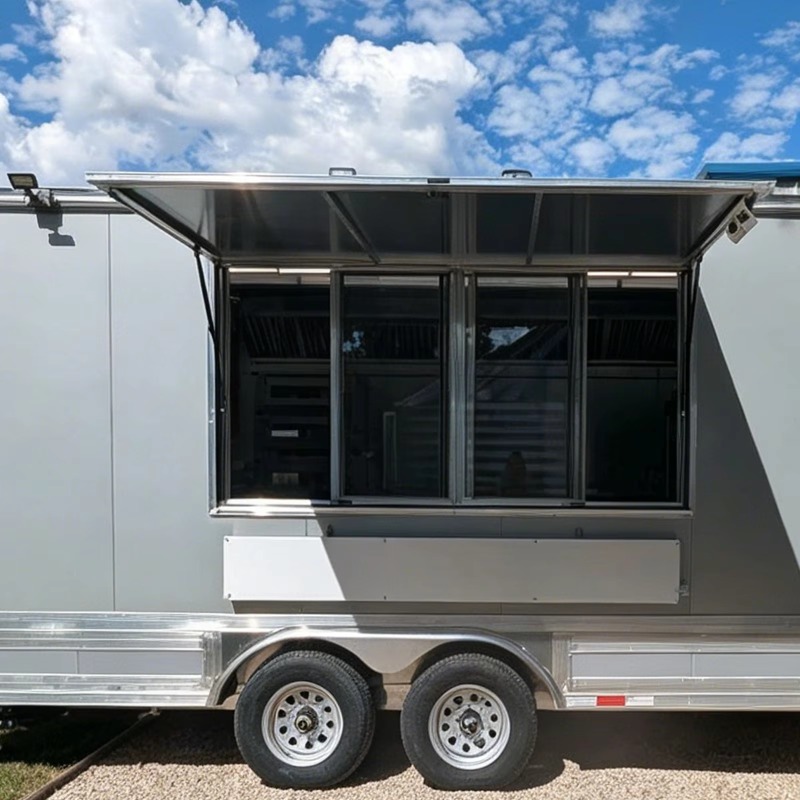 Trailer Truk Makanan Stainless - Food Snacks Drinks ulasan dan harga